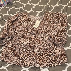 ❤️10/$40 New Leopard Print Blouse